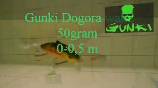 pooldemo northern pike musky lure Gunki Dogora Wake 170