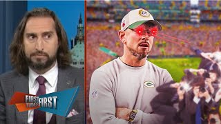 FIRST THINGS FIRST | Matt LaFleur wants to 'vomit' when he hears Packers WR1 debates - Nick Wright