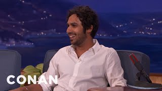 Kunal Nayyar Had A Panic Attack When He Met The Queen | CONAN on TBS