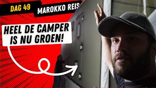 Dag 49 | ALSNOG VOLLEDIGE VIDEO! | Heel de camper is nu gespoten! | Reis naar Marokko!