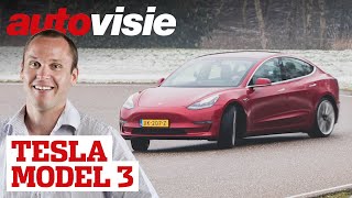 Afscheid van de verbrandingsmotor? Tesla Model 3 (2019) | Test | Autovisie TV