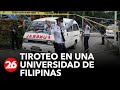 Tiroteo en una universidad de Filipinas dejó 3 muertos