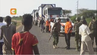 Turkana locals block oil trucks transporting oil