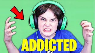 He is Addicted.