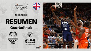 Valencia Basket - UCAM Murcia (77-84) GAME HIGHLIGHTS | Playoff Liga Endesa 2024