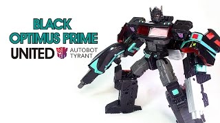 KL變形金剛玩具分享29 經典 V級 東京限定 破壞大帝/黑柯 UNTIED Voyager class Black Optimus Prime