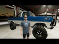 grampa s old truck tranforming it with lift kit wheels u0026 paint rcc fs22