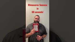 Rhinoceros Success in 60 Seconds! - One of my favorites!