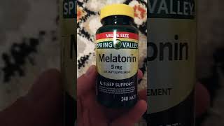 Spring Valley Melatonin REVIEW! ( Walmart $7.00 ish dollars)