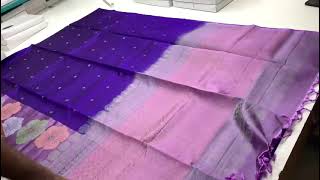 pure #kanchipuram handloom soft silk saree available in stock 🛍️🛍️