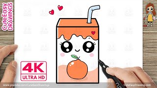 How To Draw A Cute Drink Easy For Kids And Toddlers Videos For Kids