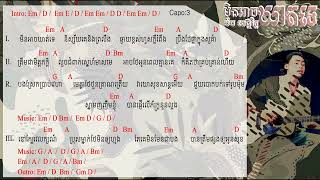 មិនអាចឃាត់ទេ - ម៉ម ពេជ្ជរិទ្ធ Chord