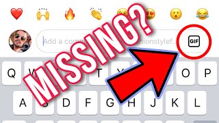 (SOLVED) How To Fix Missing GIF Option in Instagram Comments - Proof