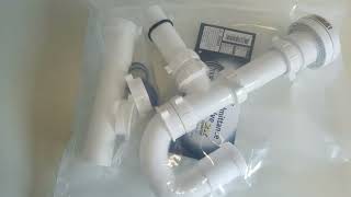 Can install air admittance valve drain trap for slow drain