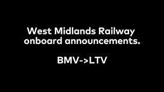 Julie Berry WMR Onboard Announcements Cross-City line Bromsgrove - Lichfield Trent Valley