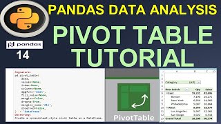 Python Pandas Tutorial: Data Analysis & Visualization With Pivot Table in Pandas#14