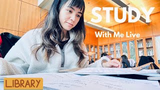 3 Hours Study With Me | @UBC Library | Intense Real-Time Productivity | No break