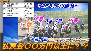 冬の最後の大勝負!!　3連複1点7800円の勝負!!　ワイド１点大勝負!!他…     果たして勝つことはできるのか！？　【GOLD TV】【MASA】【 競馬 】