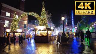 Leeds Christmas Market \u0026 Leeds City Centre The Ultimate Walking Tour Experience England UK 2024 🇬🇧