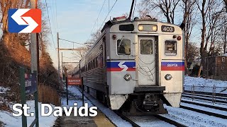 SEPTA Regional Rail: Railfanning at St. Davids!