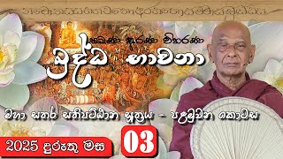 03. ජනවාරි මස බුද්ධ භාවනා - මීරිගම (2025-01-05 pm)