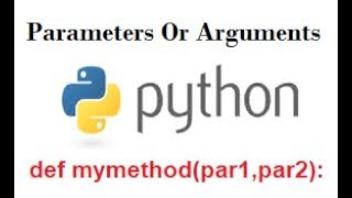 Python Programming: How to use parameters and arguments in python programming !