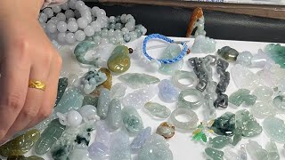 之之带你淘翡翠 #翡翠 #jade #crystals #jewelry #翡翠直播 玉器市场收货