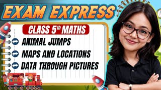 Animal Jumps || Maps and Locations || Data Through Pictures | Class 5 Maths | Exam Express 🚀