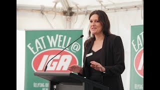 VHSP   Eat Well @ IGA  Launch May 2017