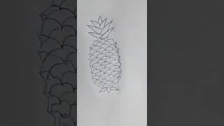 Pineapple 🍍#fruits #drawing #shorts #art #draw #reels #artist #artwork #love #fave