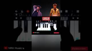 Darbar - Kannula Thimiru | Railway Station Mass Bgm in Mobile Piano with Beats | Rajinikanth | Easy