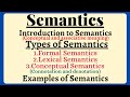 [Sub]Semantics-What is Semantics?|Types of Semantics|Examples of Semantics in Hindi