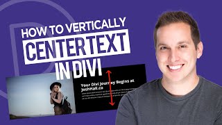 How to Vertically Center Text in Divi 4