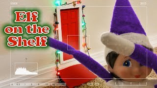 Elf on the Shelf Caught Moving on Camera! Dabbing?!?! Evil Chucky Stays!!!