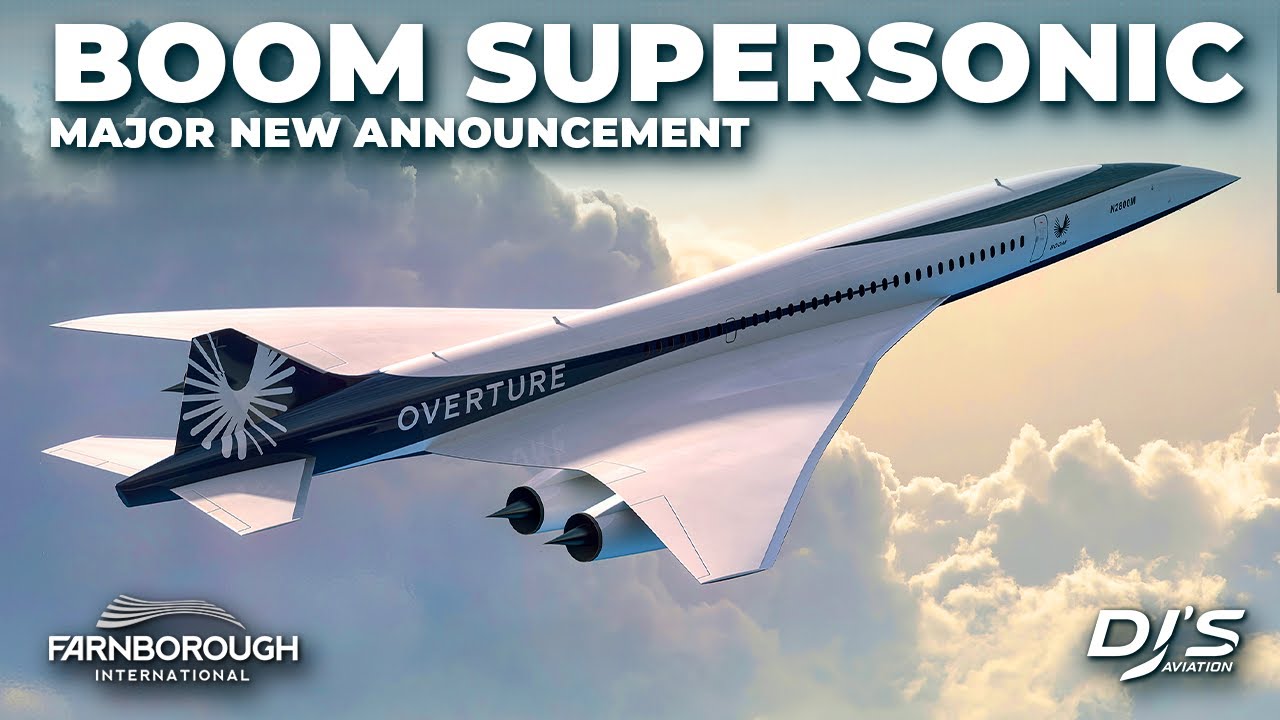 Boom Supersonic MASSIVE News - YouTube