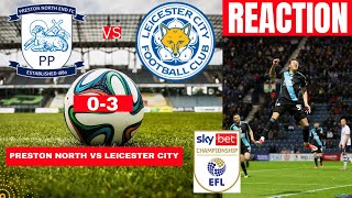 Preston North End vs Leicester City 0-3 Live EFL Championship Football Match Score Highlights FC