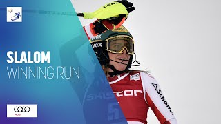 Katharina Liensberger (AUT) | Winner | Women's Slalom | Åre | FIS Alpine