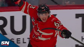 Brad Marchand Buries Beautiful Feed From Brayden Point vs. Sweden