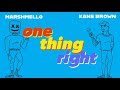 Download Marshmello x Kane Brown One Thing Right 1 hour mp3