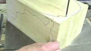 Woodcarving Lessons with Ian Norbury. 01 - Preparation and Bandsawing