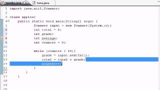 Java Programming Tutorial 21 Simple Averaging Program