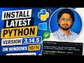 How to Install Python 3.14.5 on Windows 10/11 🔥 Latest Python Tutorial 2026|