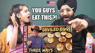 Indians React to The Best Deviled Eggs | 3 Ways to Make Deviled Eggs