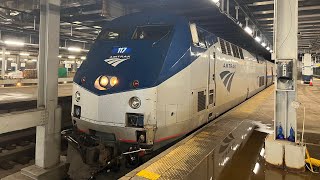 Amtrak 43 “The Pennsylvanian” Leaves 30th Street Station