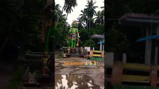 #village #hanuman #temple #jaisriram #Hindu #india #godavari #konaseema #hindutemple #most #ramayan