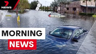 Hurricane smashes Florida, Rafel Nadal announces retirement, Royal family's heartfelt visit | 7NEWS