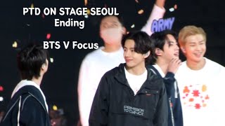 220313 Permission To Dance On Stage Seoul - 엔딩 (Ending) BTS V 방탄소년단 뷔 focus 4K Fancam