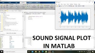 how to plot audio signal in matlab | sound signal plotting in matlab | audio file plotting in matlab