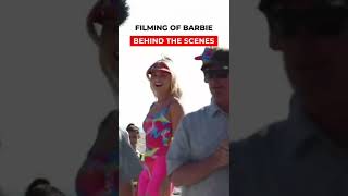 Margot Robbie and Ryan Gosling Filming BARBIE behind the scenes #shorts