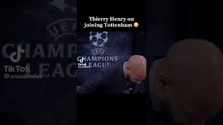 Thierry Henry Dissing Tottenham on TV